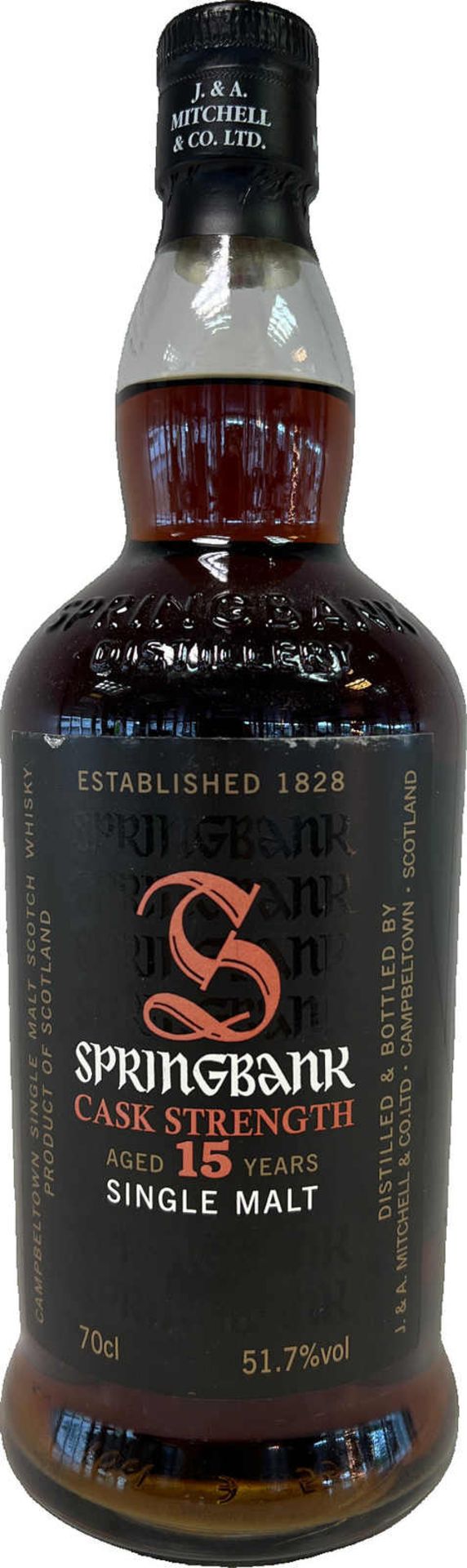 Springbank Springbank, Glen Fahrn Edition, Distillery Bottling, 15 Jahre, 51.7% Vol.