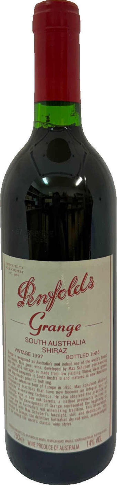 Penfolds Grange, Süd-Australien 1 Flasche 0.75l, 1997, innerhalb des Halses (Parker 94)