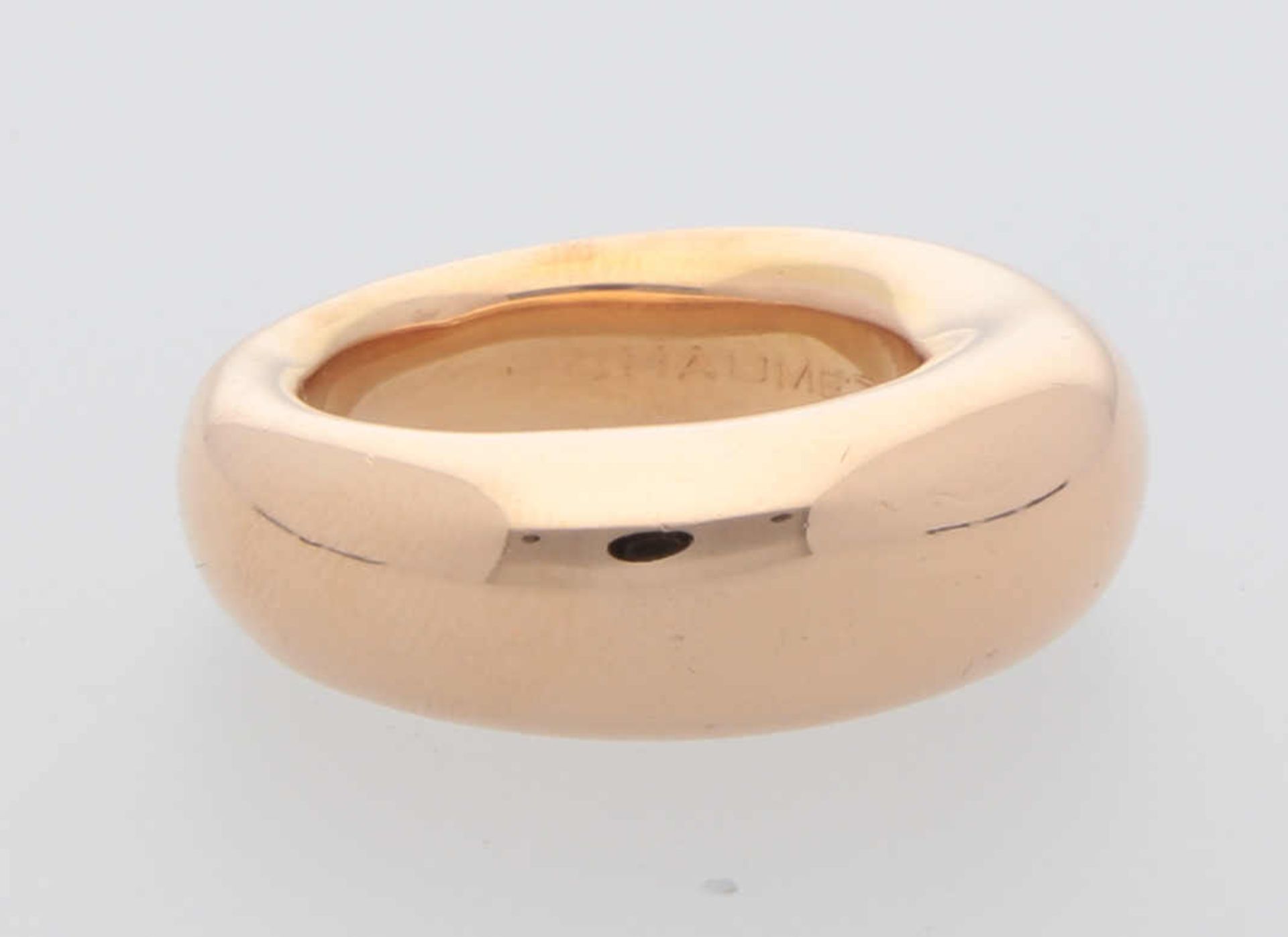 CHAUMET Ring Neuwertiger Ring in Roségold 18K edel bombiert und poliert, Ringgrösse 52, 12,2 g, - Bild 2 aus 3