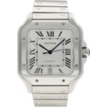 CARTIER Santos, Edelstahl, Referenz WSSA0018, Herstellungsjahr 2022, Durchmesser 39,8x47,5 mm,