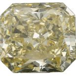 Ungefasster Fancy Diamond Ein ungefasster Diamant von ca. 5,29 ct (Fancy yellow/VS1) im