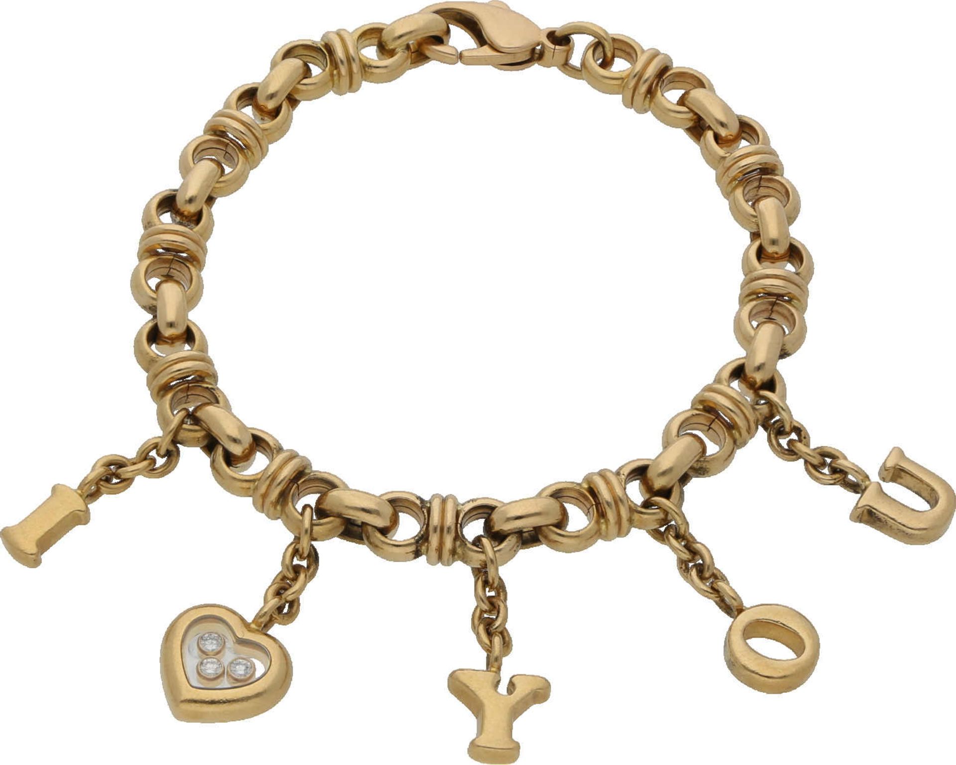 CHOPARD Schmuck-Set Modernes Schmuck-Set in Gelbgold 18K bestehend aus einem Chopard "I Love You"