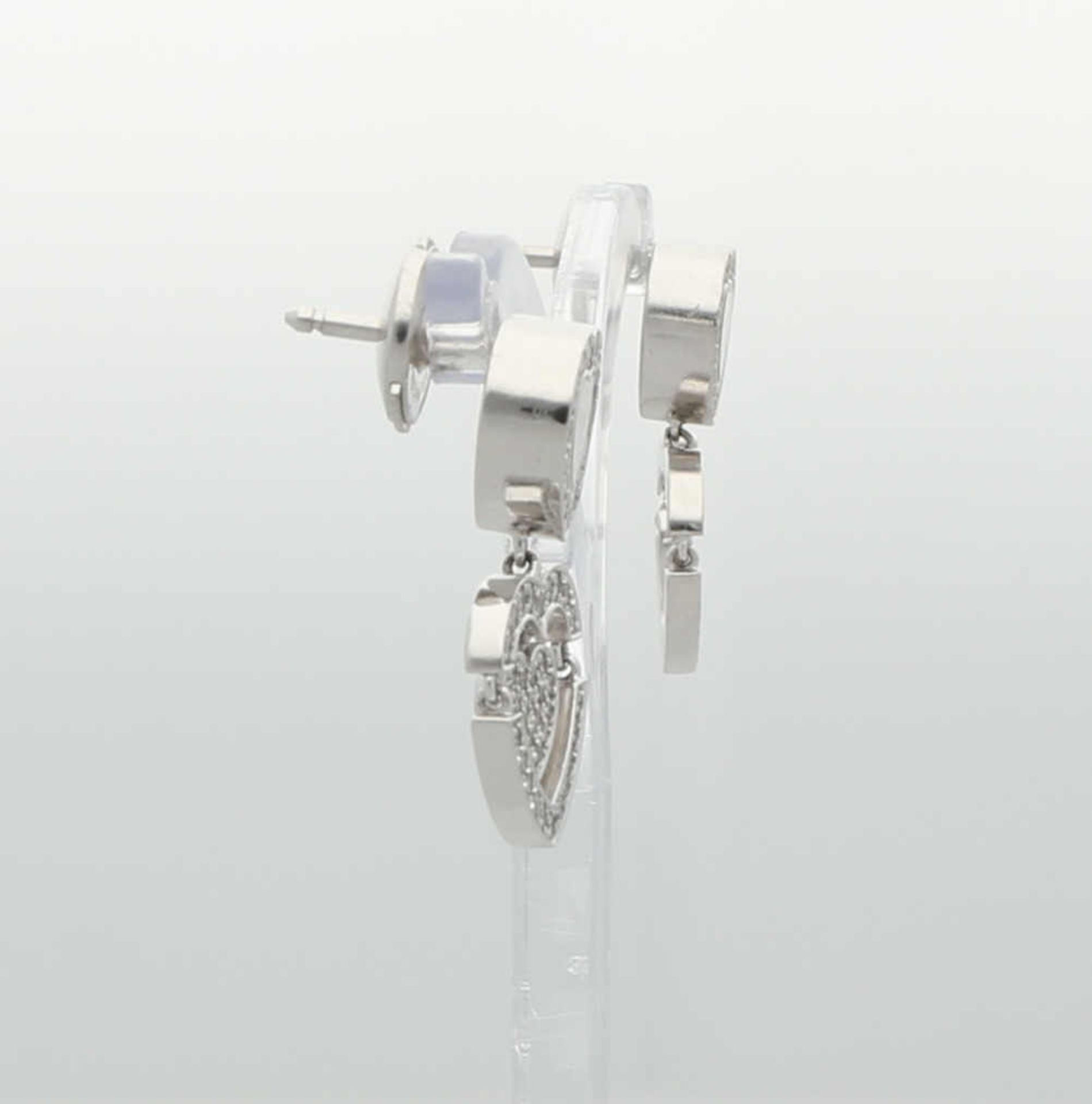 Chopard-Ohrhänger Hübsche Chopard Ohrhänger aus der "Happy Amore" Kollektion mit Diamanten von - Bild 2 aus 2
