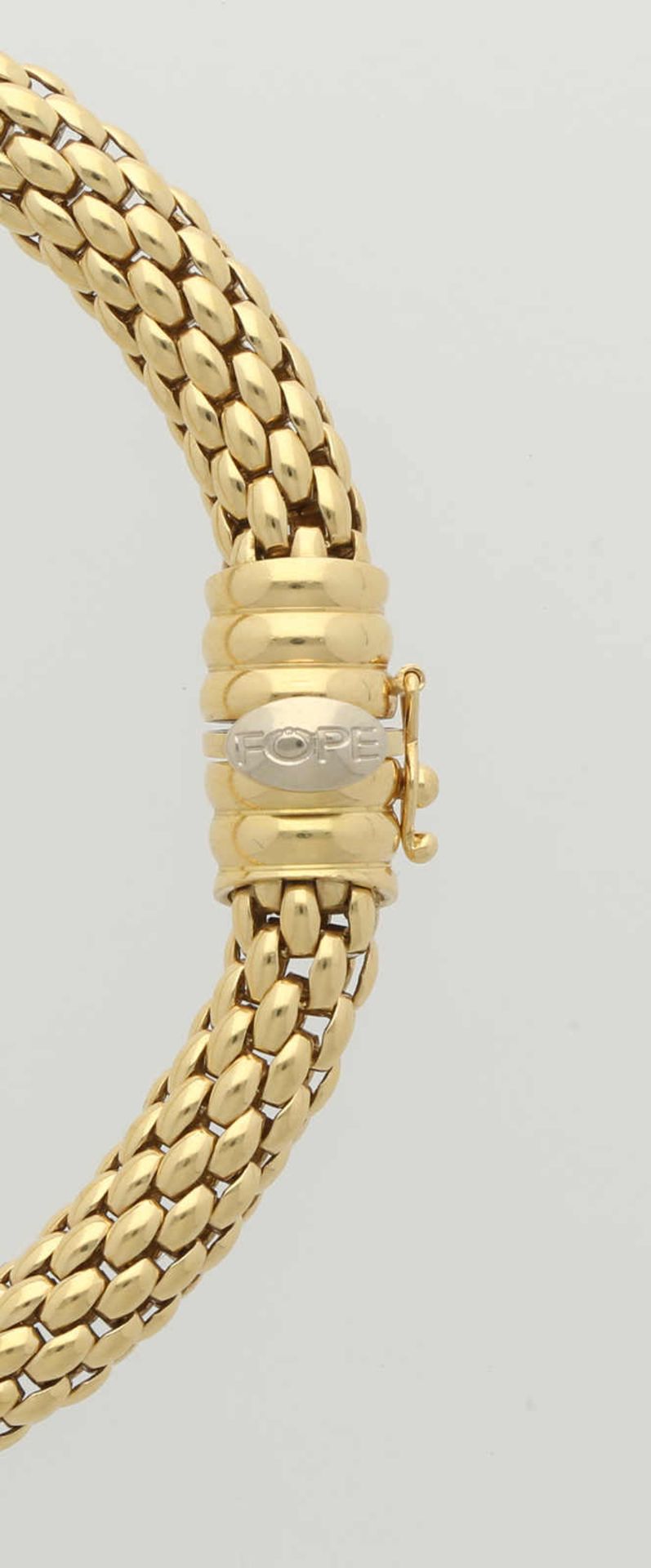 FOPE-Armband Modernes Design, signiert Fope, in Gelbgold 18K, leicht flexibel, Länge 20 cm, 29,3 g. - Bild 4 aus 4