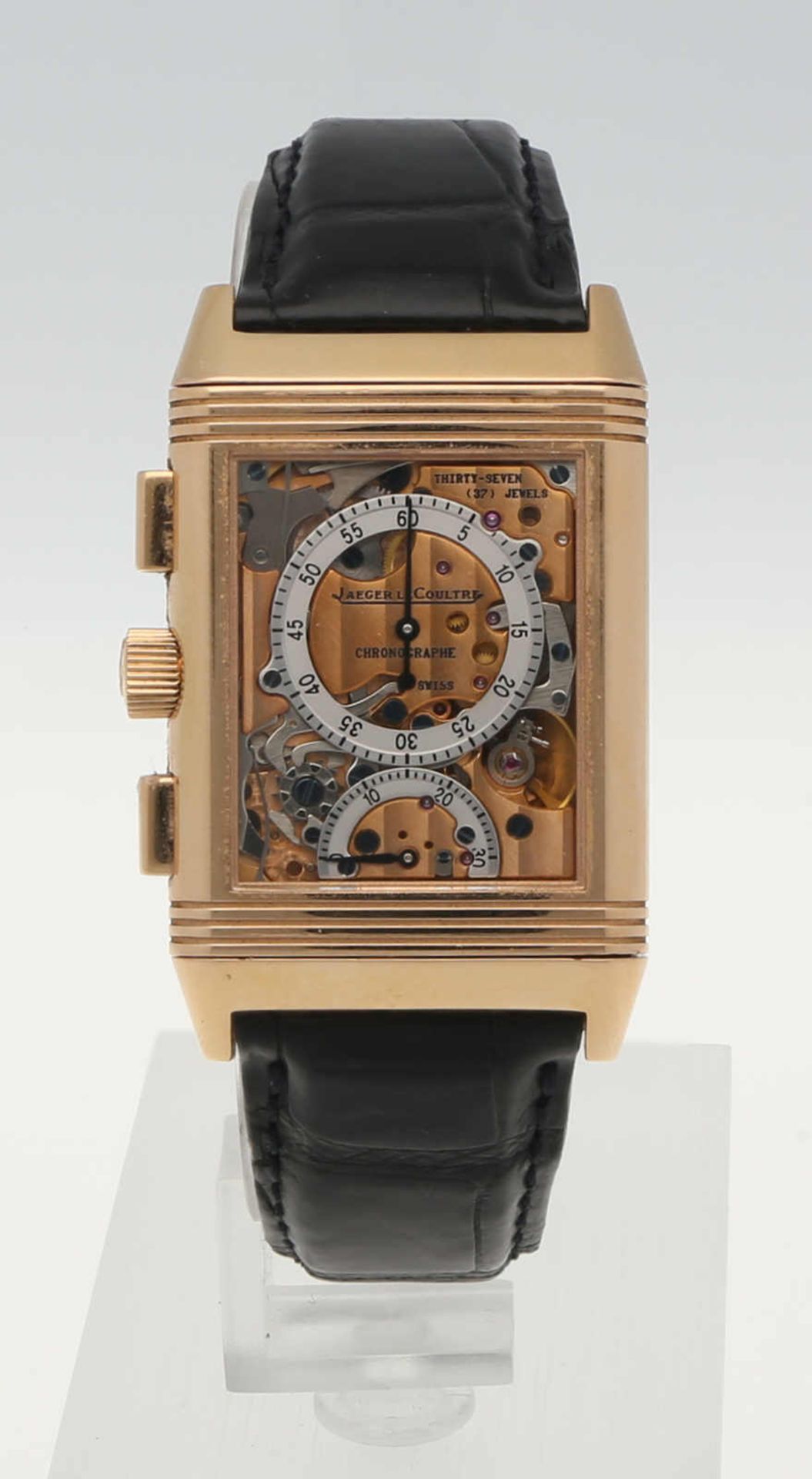 JAEGER LECOULTRE Reverso Chronographe, Rétrograde, Roségold 18K, Referenz 270.269, - Bild 5 aus 9