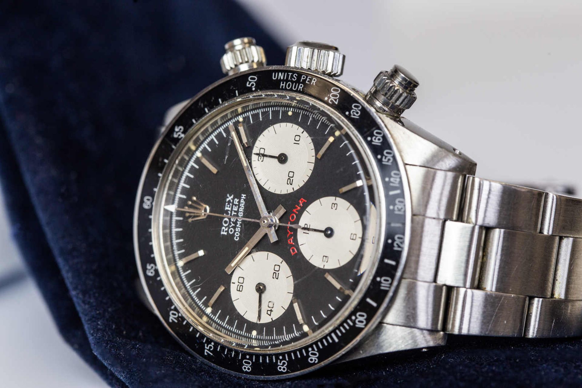 ROLEX Daytona Cosmograph "Big Red", Edelstahl, Referenz 6263, Herstellungsjahr 1978, Durchmesser - Bild 10 aus 11