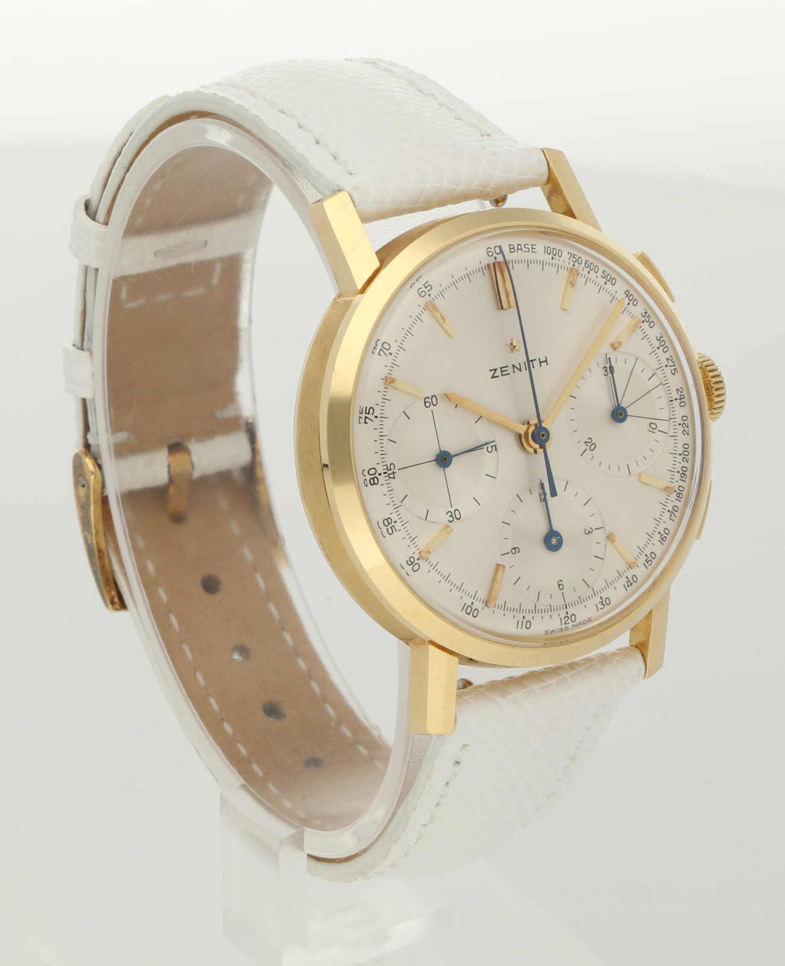 ZENITH Stellina Chronograph El Primero, Gelbgold 18K, Herstellungsjahr 60er Jahre, Durchmesser 37, - Bild 2 aus 3