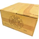 Château d'Yquem, Sauternes, 1er Cru Supérieur Classé 24 Flaschen 0.375l, 1996, 1 OHK (Parker 95)