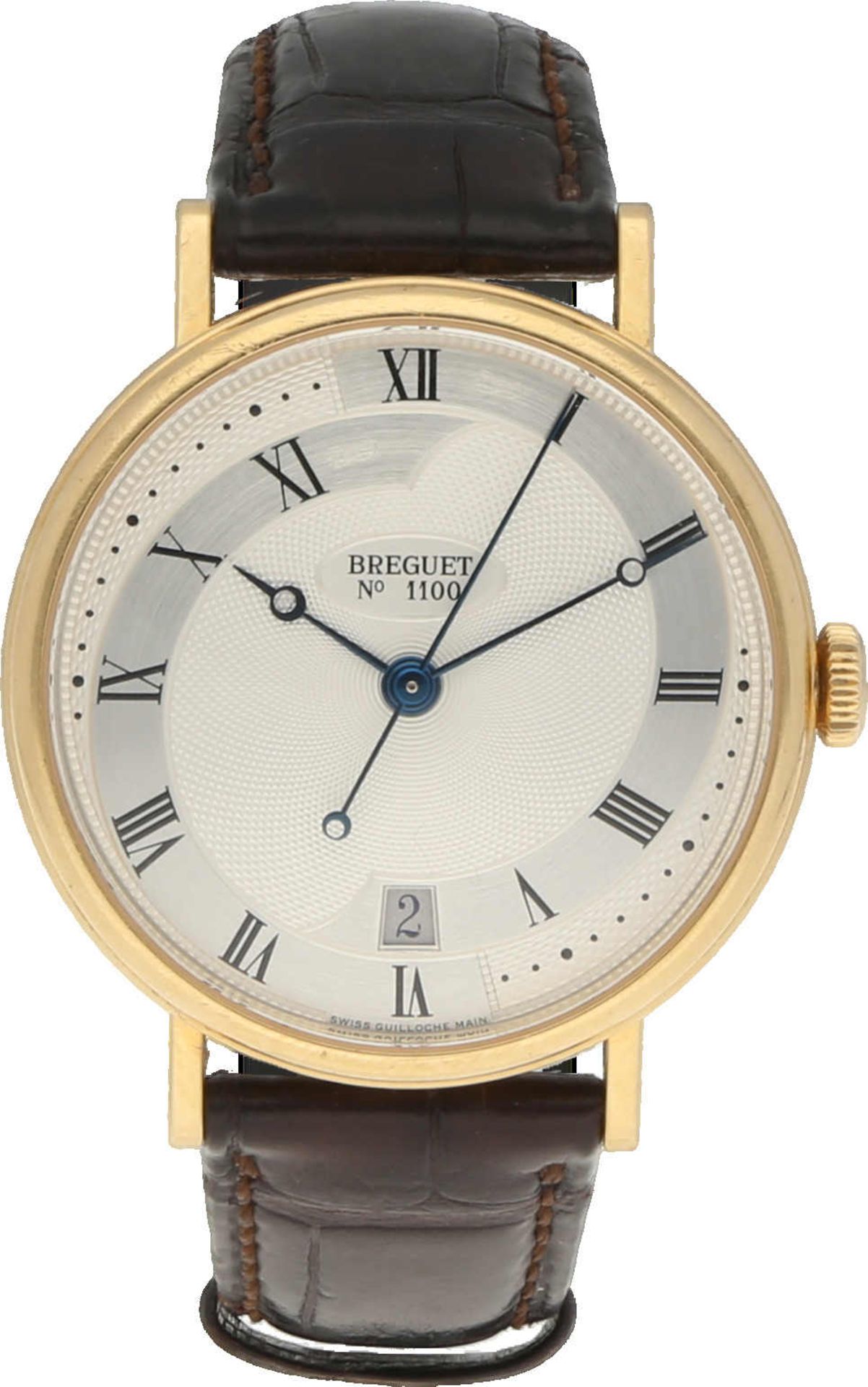 BREGUET Classique, Gelbgold 18K, Referenz 5197, Durchmesser 36 mm, Gehäuse Zifferblatt Silber