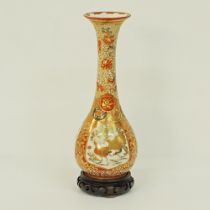 Japanese Kutani porcelain vase