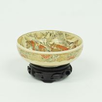 Japanese Satsuma porcelain bowl
