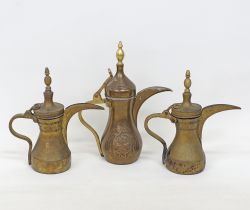 Middle Eastern / Arabic coffee pots or Dallahs