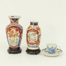 Japanese Imari porcelain vases