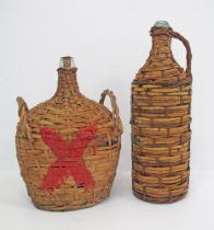 Two Cypriot demijohns / Λαμιντζάνες