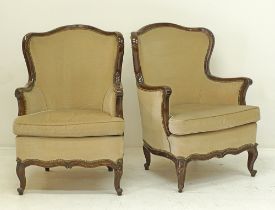 Louis XV style bergeres