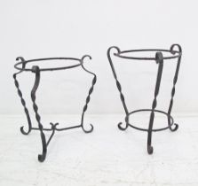 Wrought iron stands