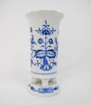 Meissen 'Blue Onion' vase