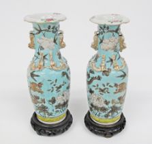 Chinese Dayazhai style porcelain vases
