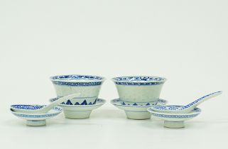 Chinese porcelain soup bowls