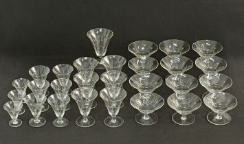 A collection of engraved glasses