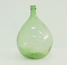 Green glass bottle