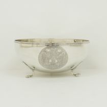 Cypriot silver rose bowl