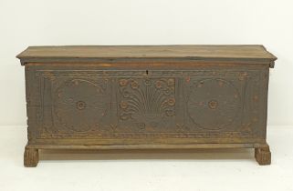 Cypriot carved dowry chest