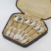 Silver dessert spoons