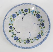 A Greek ceramic plate