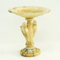 Alabaster fruit tazza