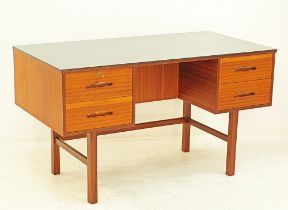 A Scandinavian style teak desk