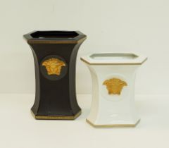 Rosenthal porcelain vases by Versace