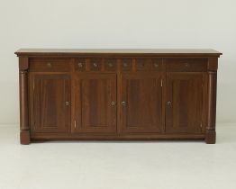 A hardwood dresser