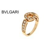 Bulgari Ring 5.5g 750/- Gelbgold B/B OR Brill AN855854/54. Ringgroesse 54. ohne Box und ohne Papiere
