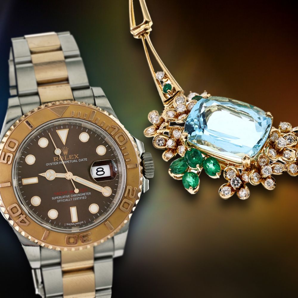 Pawn auction - jewellery, watches, gemstons