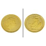 Goldmuenze 25 Pounds Britannia 1/4 Unze 7.78g 999/- Gelbgold 2020