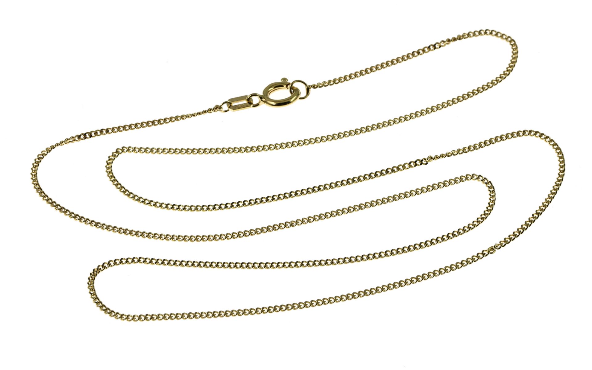 Kette 1.89g 585/- Gelbgold. Laenge ca. 44 cm