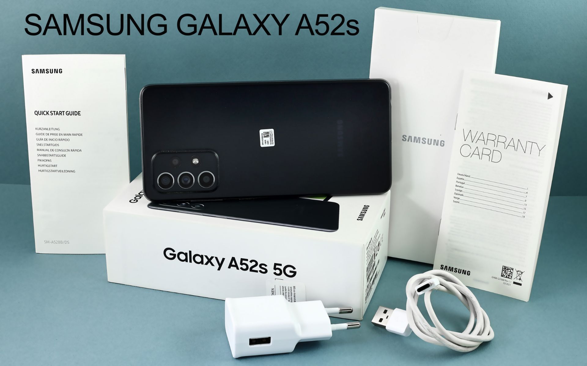 Samsung Galaxy A52s 5G 128GB mit Box und Zubehoer