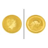 Goldmuenze 1/10 Unze Australian Kangoroo 3.11g 999/- Gelbgold 2017
