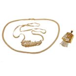 Konvolut Goldschmuck 24.04g 875/- Gelbgold