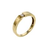 Ring 3.32g 585/- Gelbgold mit Diamant ca. 0.10 ct.. Ringgroesse ca. 59