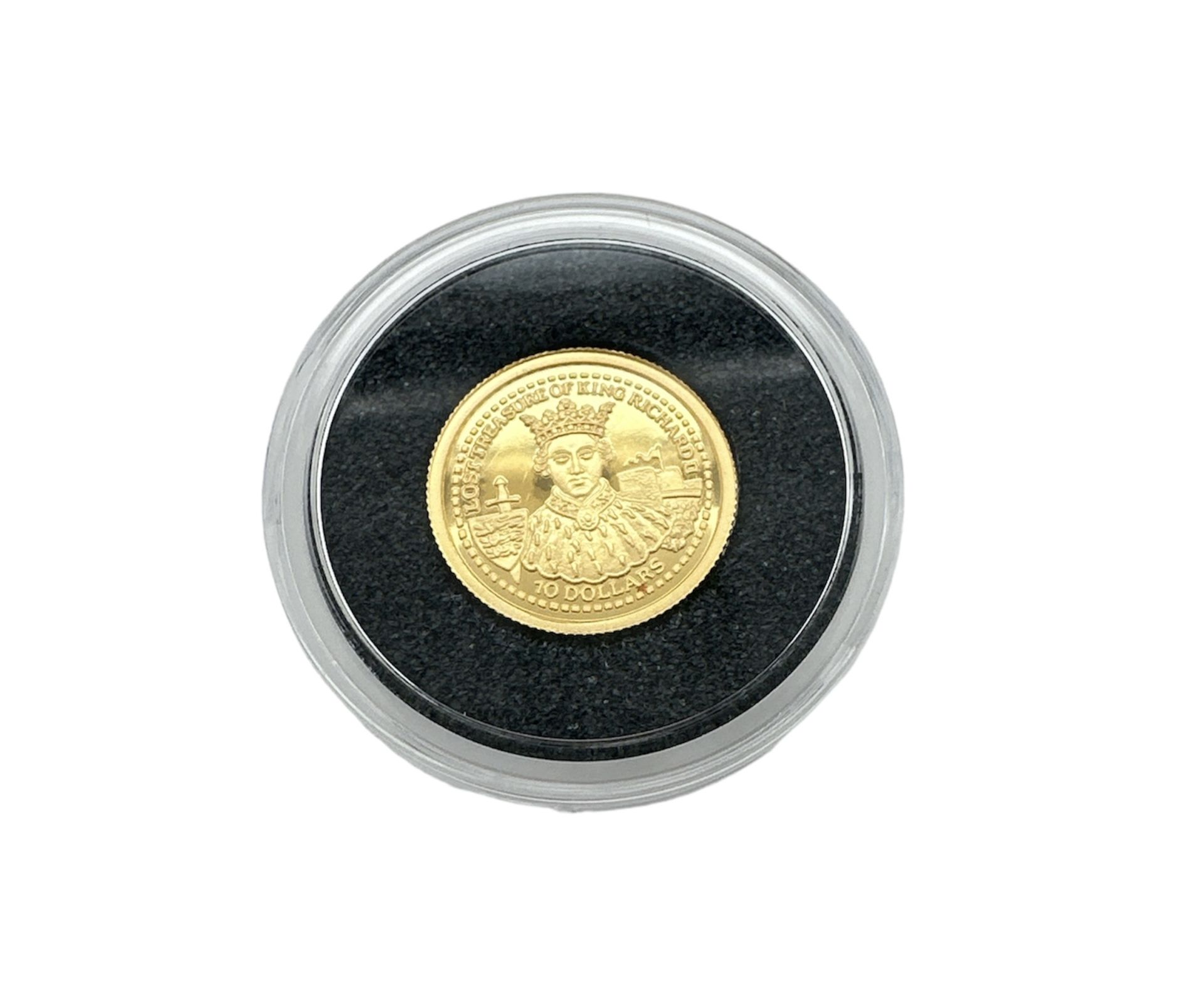 Goldmuenze 10 Dollars Fiji 1.24g 999/- Gelbgold 2003