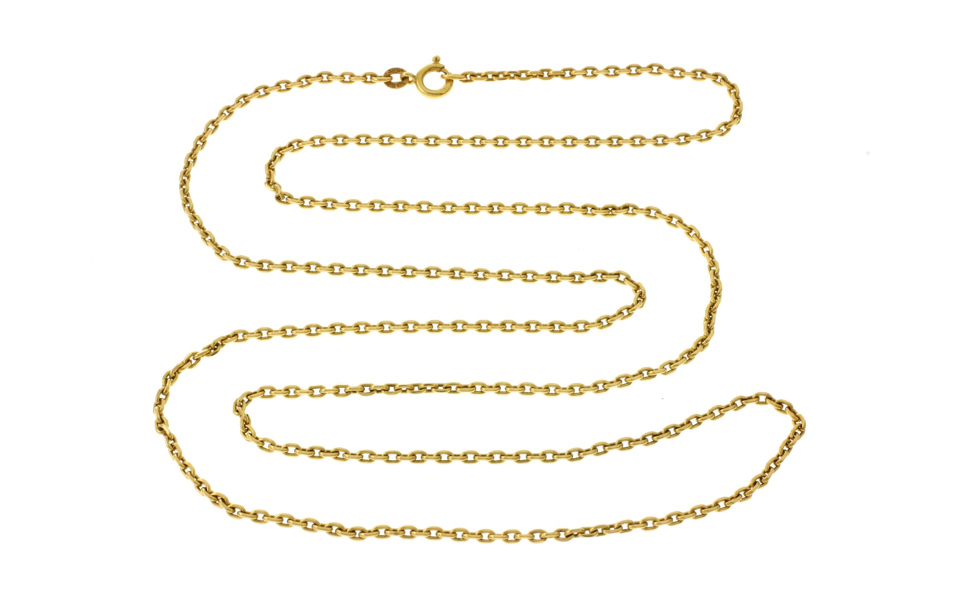 Kette 16.23g 750/- Gelbgold. Laenge ca. 79 cm