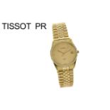 Tissot PR 84g Quarz 750- Gelbgold mit Diamanten. ohne Box und ohne Papiere