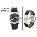 Corum Bubble Quarz Edelstahl. ohne Box und ohne Papiere