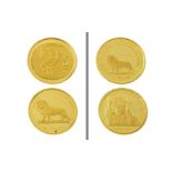 2 Goldmuenze 20 Francs Republique Democratique Du Congo 2.48g 2003