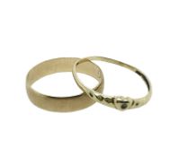 2 Ringe 2.16g 585/- Gelbgold