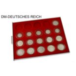 Muenzsammlung DM Deutsches Reich ca. 238g 900/- Silber
