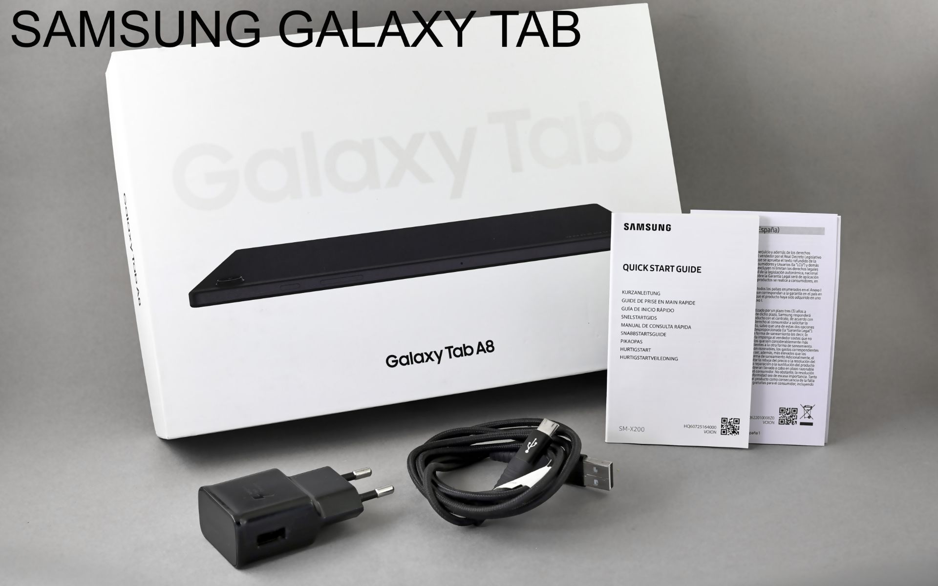 Samsung Galaxy Tab A8 32GB mit Karton und Zubehoer