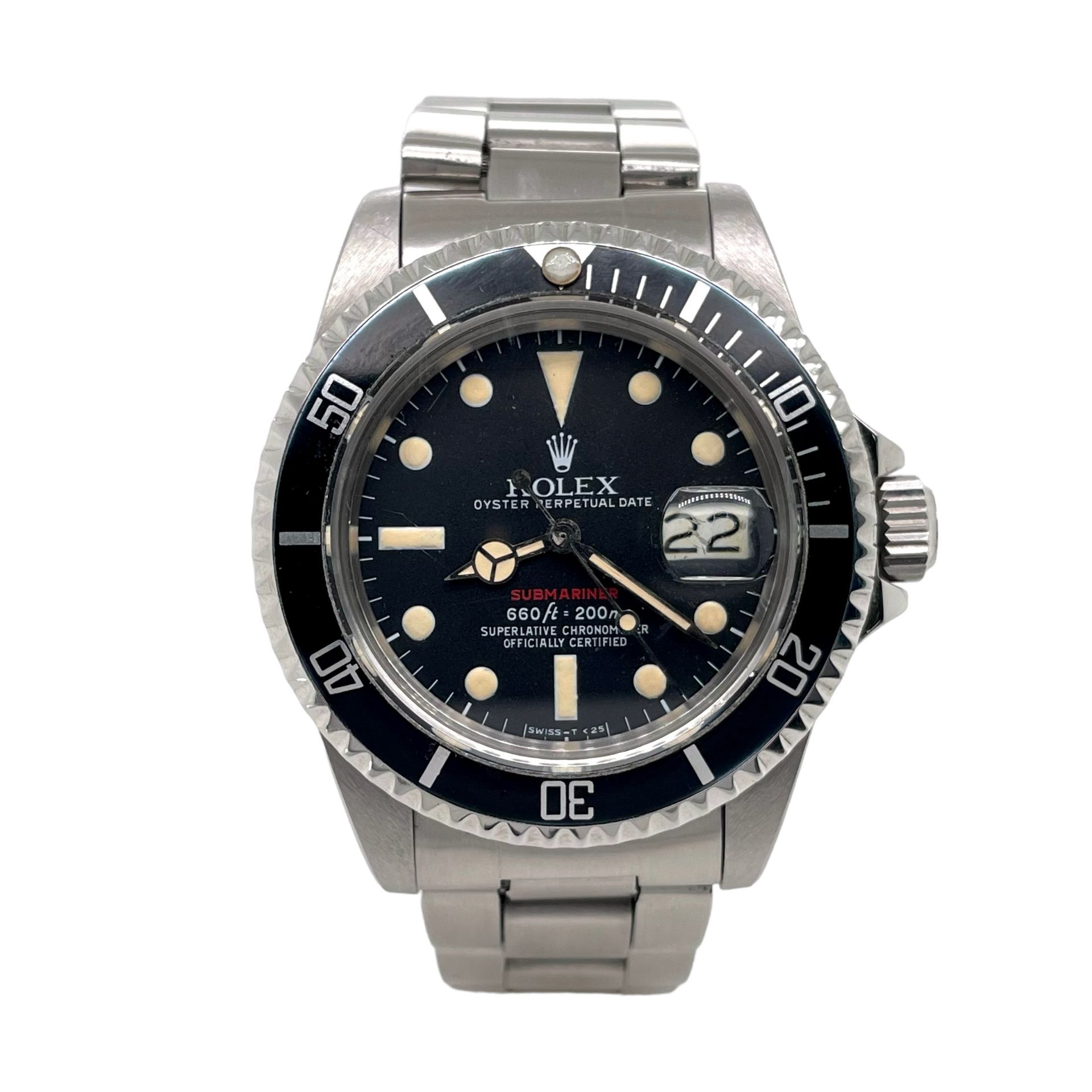 Rolex Submariner Ref. 1680 Automatik Edelstahl. ohne Box und ohne Papiere. bei der Seriennummer sind